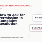 How to Ask for Permission in Complaint Resolution Reply English