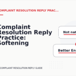 Complaint Resolution Reply Practice: Softening Direct Sentences